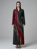 Robe longue Clak Cbon - Élégance et Luxe en Volcan - Image 1