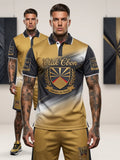 Polo Haute Couture Clak Cbon - Élégance en Lave et Or