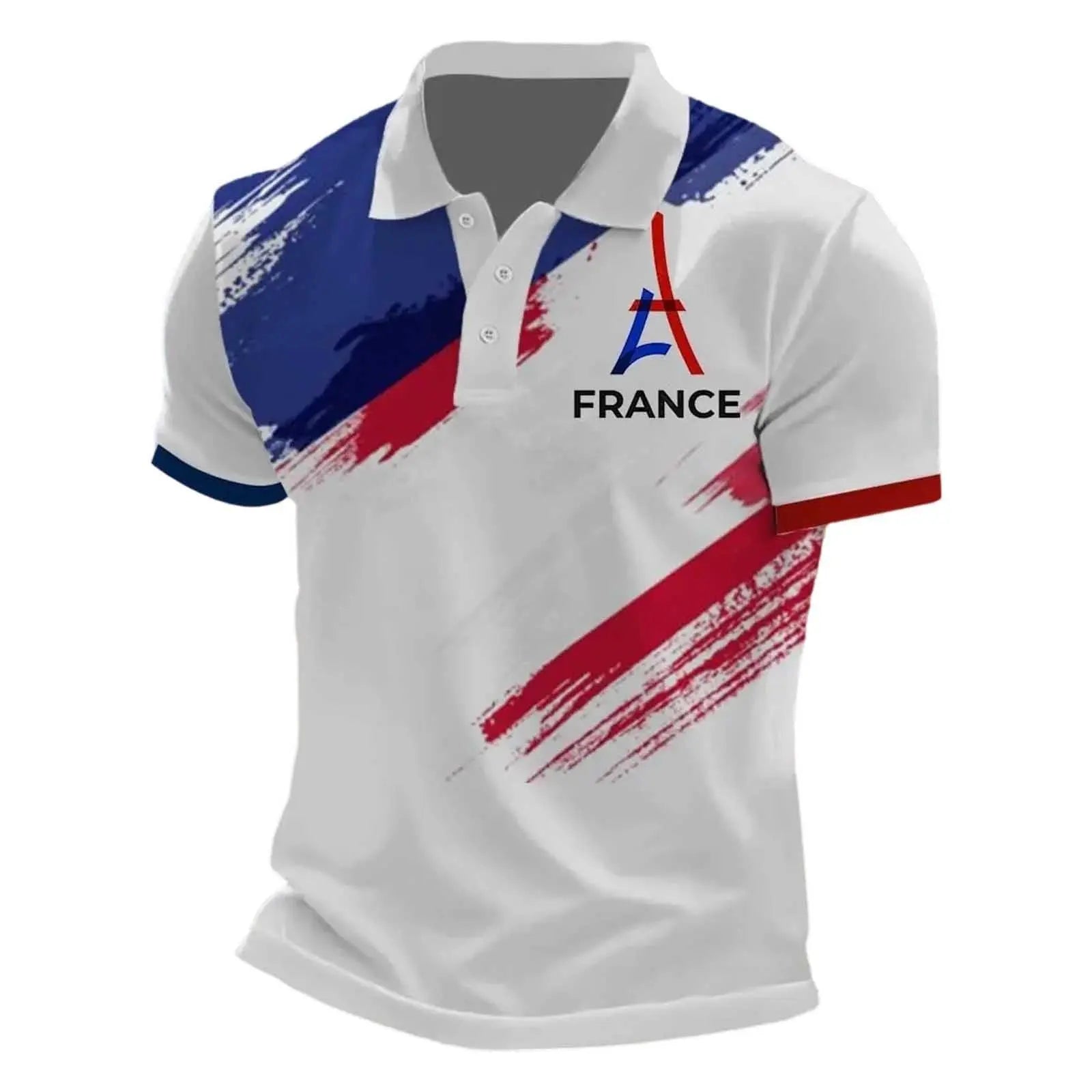 France 2026 Men's Football Supporter T-Shirt Streetwear, front view. Image 58 of 94.