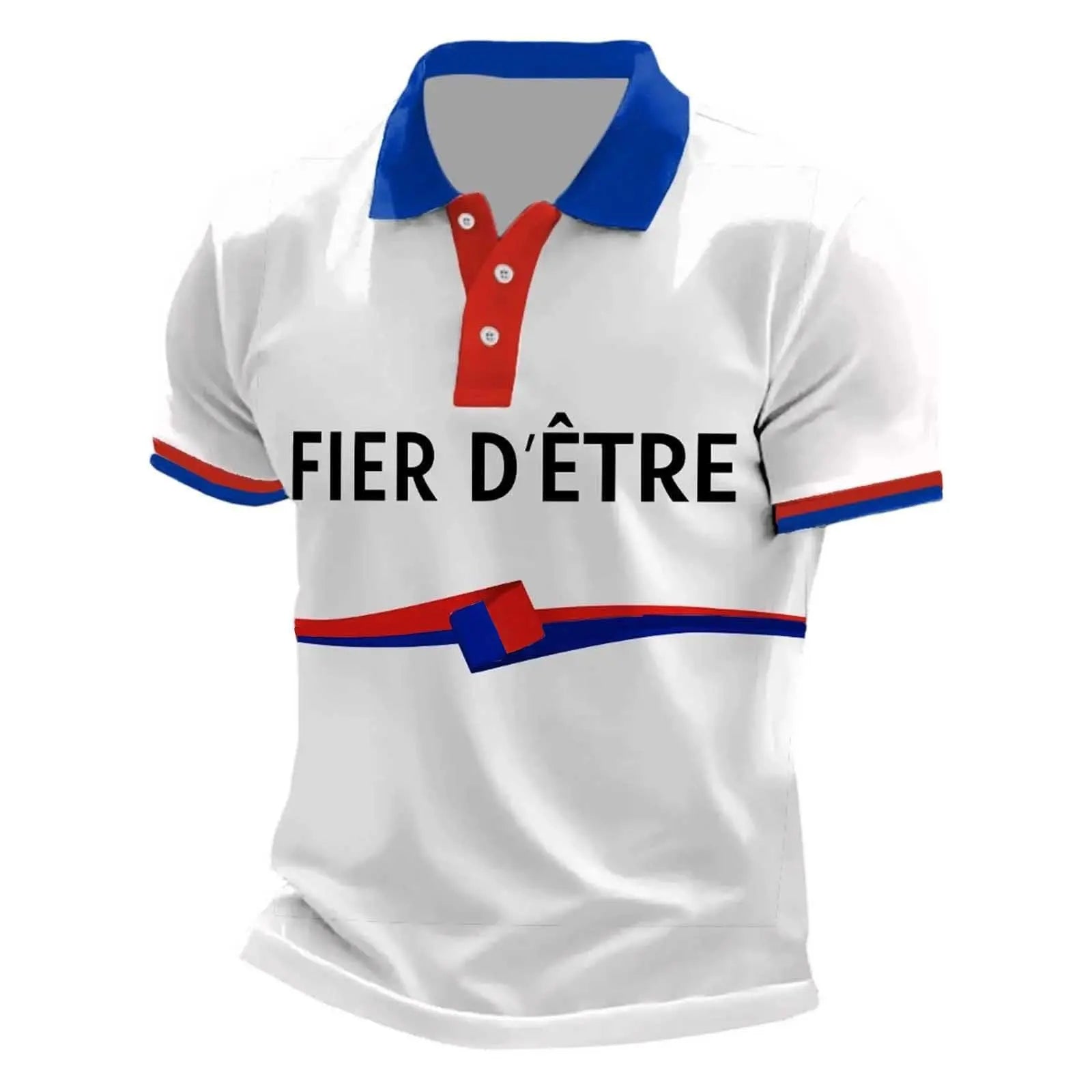 France 2026 Men's Football Supporter T-Shirt Streetwear, front view. Image 12 of 94.