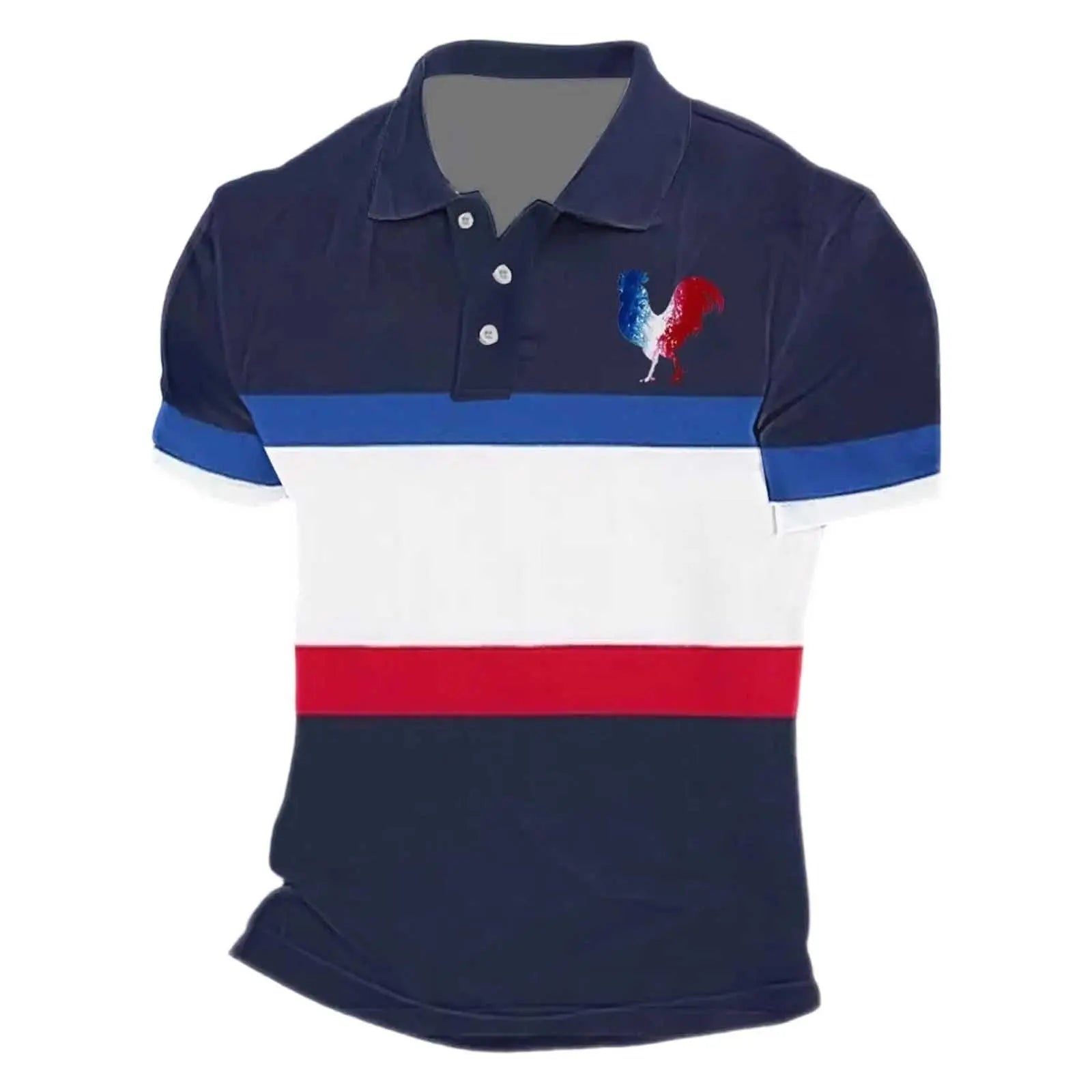 France 2026 Men's Football Supporter T-Shirt Streetwear, front view. Image 19 of 94.
