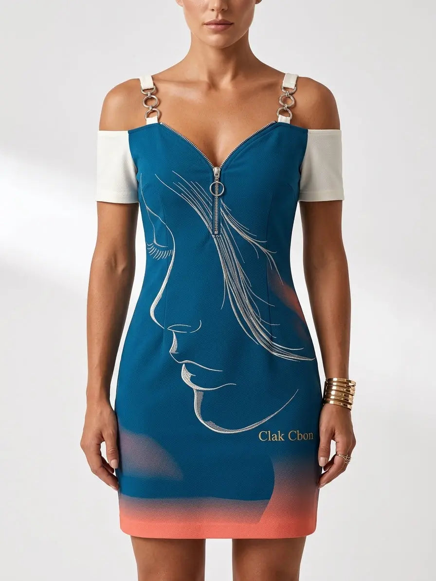 Robe Cocktail Clak Cbon | Élégance et Luxe - Image 1