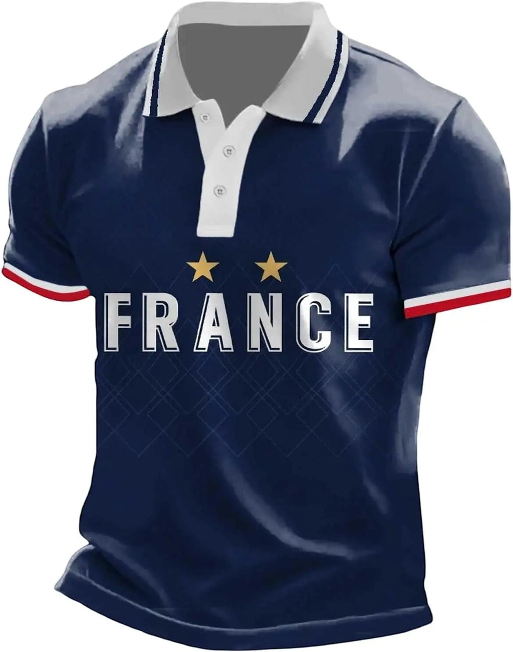 France 2026 Men's Football Shirt, streetwear supporter tee, back view, image 3 of 94.