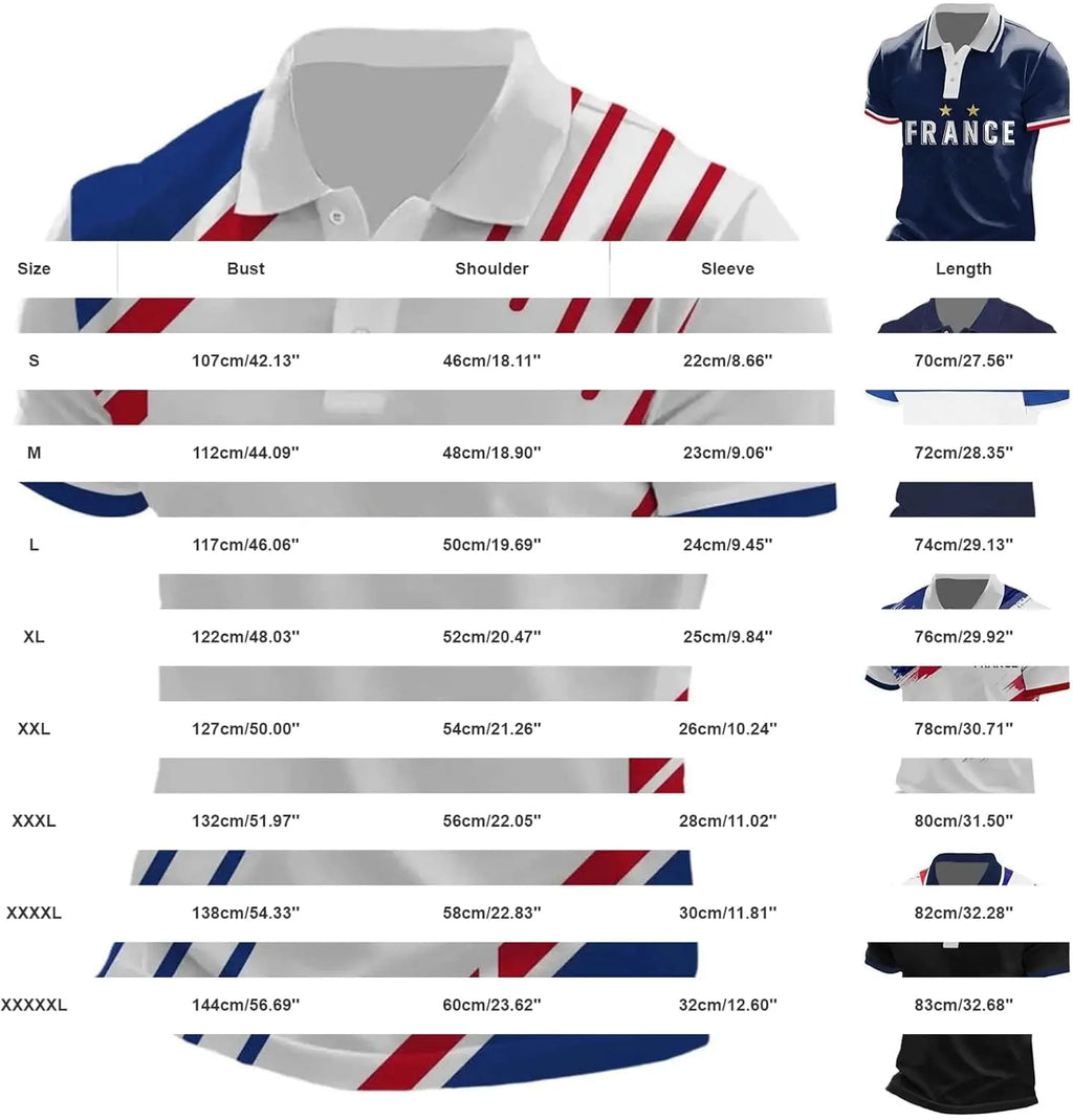France 2026 Men's Football Shirt, Supporter T-Shirt Streetwear, product image 4 of 94