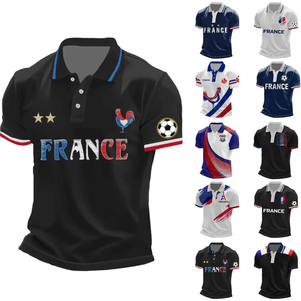 France 2026 Men's Football Supporter T-Shirt Streetwear - Blue, Image 70 of 94
