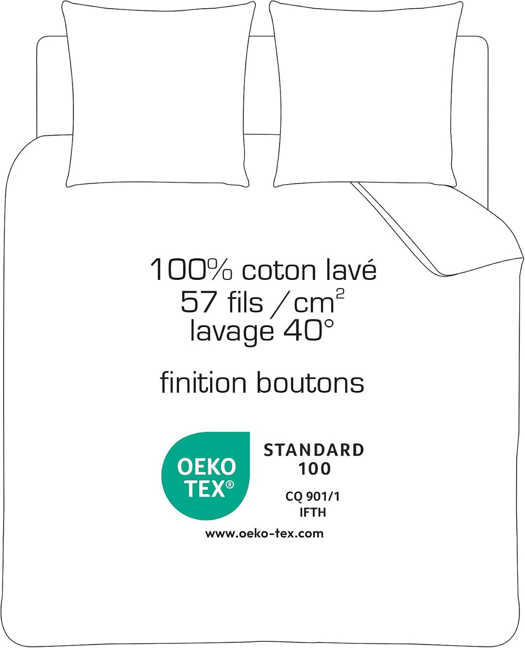 OMYDREAM Om Celebration Bedding Set | Children's Bedroom | 100% Cotton | Oeko-TEX | Duvet Cover + Pillow Case(s) | Reversible Print (Blue, 240 x 220 + 2 x 63 x 63 cm)