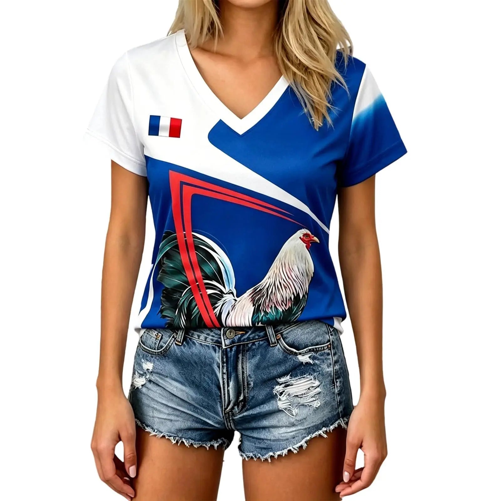 Maillot de Foot Femme 2026 Respirant Été Football T Shirts | Manches Courtes, Col en V, Sport Vêtements, Cadeau de Fans - Image 26