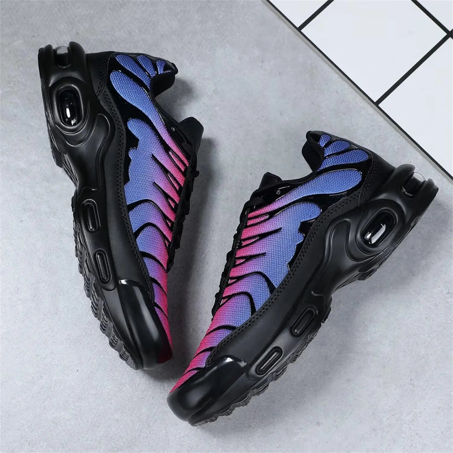 Men's Air Running Shoes Fashion with Cushion Fashion Casual Sneakers for Walking Tennis Basketball Gym Sports
