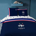 FFF 047723 Duvet Cover + 2 Pillowcases 240 x 220 + 2 x 63 x 63 cm, Blue, 2 x 63 x 63 cm