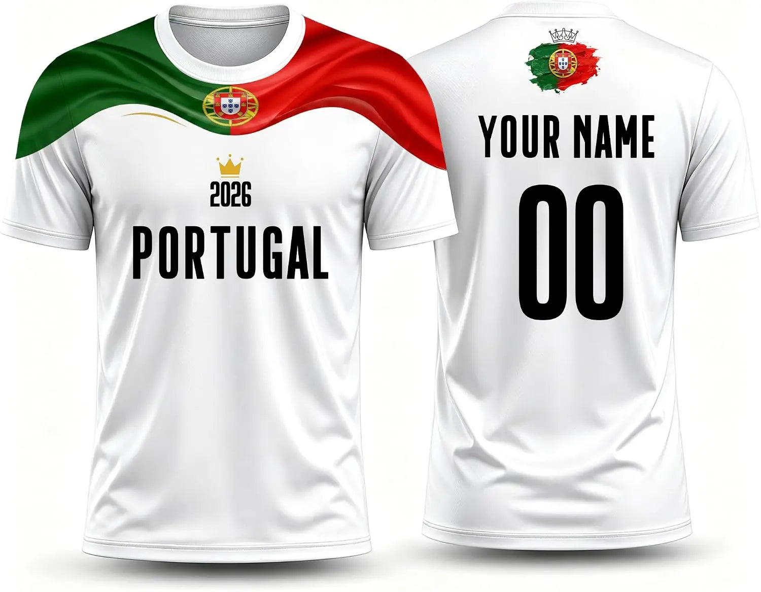Personalised Football Jersey World Cup 2026, Men's Women's Kid 6 Teams with Name and Number