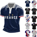 France 2026 Men's Football Supporter T-Shirt Streetwear - Front View - Image 1 of 94