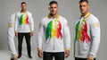 Polo Longue Manche Tropical 974 - Clak Cbon, Luxe et Style - Image 1