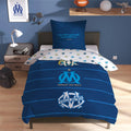 OMYDREAM Om Celebration Bedding Set | Children's Bedroom | 100% Cotton | Oeko-TEX | Duvet Cover + Pillow Case(s) | Reversible Print (Blue, 240 x 220 + 2 x 63 x 63 cm)