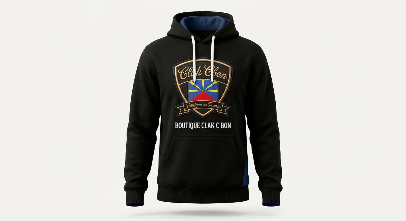Streetwear Hoodie - Premium black pullover sweatshirt, front view, casual style.