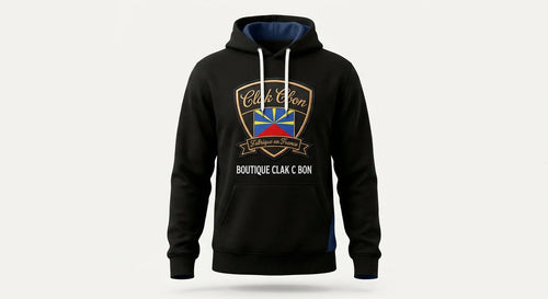 Streetwear Hoodie - Premium black pullover sweatshirt, front view, casual style.